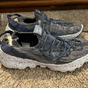 Nike Gray and Blue Athletic Shoes